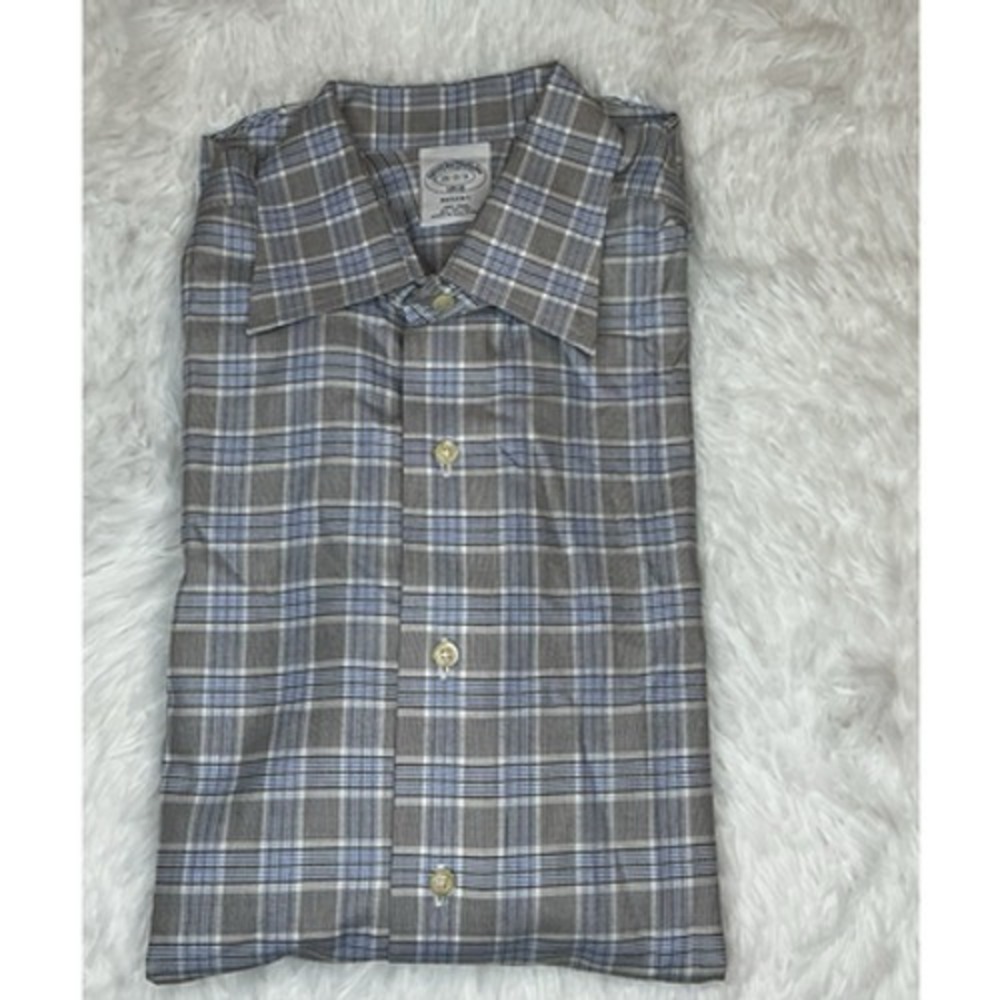 Brooks Brothers Large Long Sleeve Button Down 100% Cotton‎ Shirt